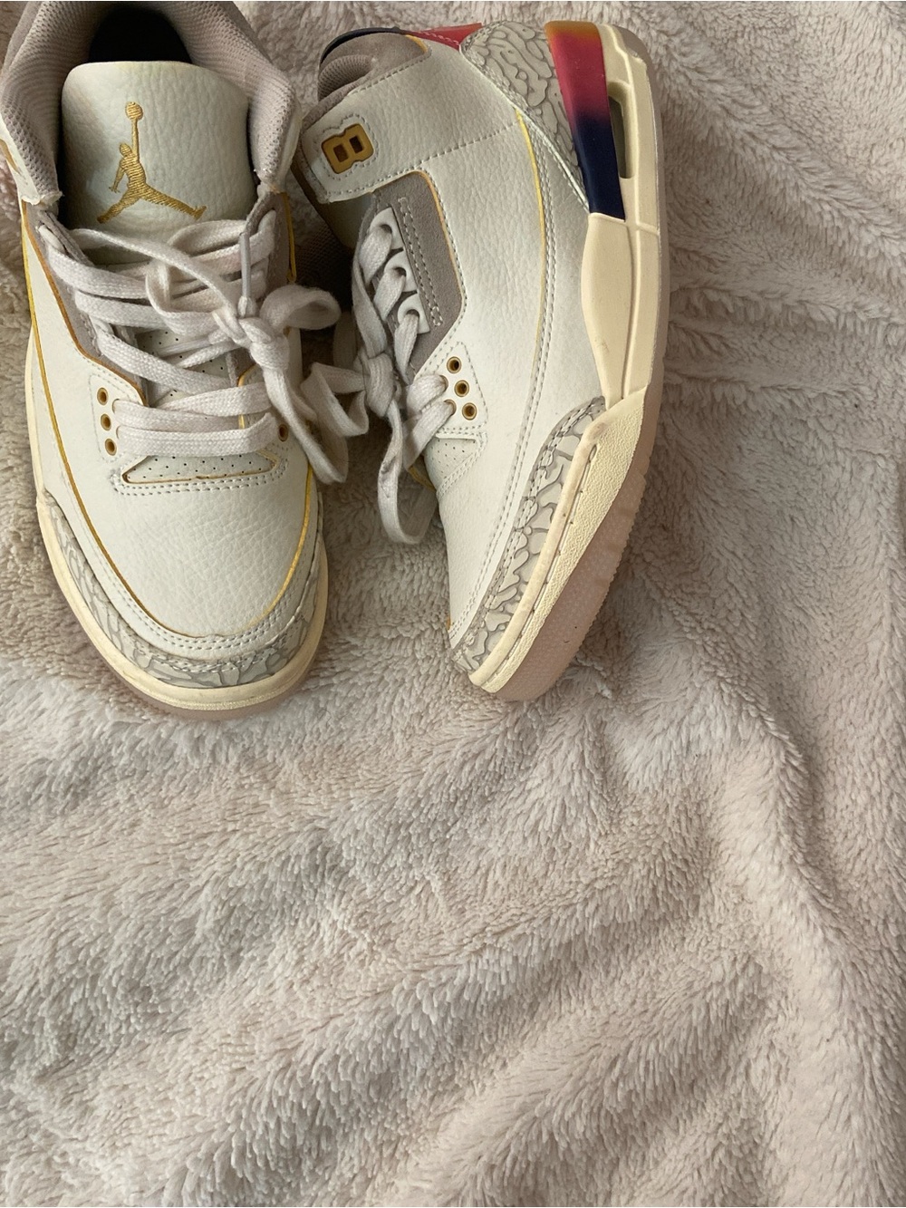 Limited edition Air Jordans 3 J. Balvin collab